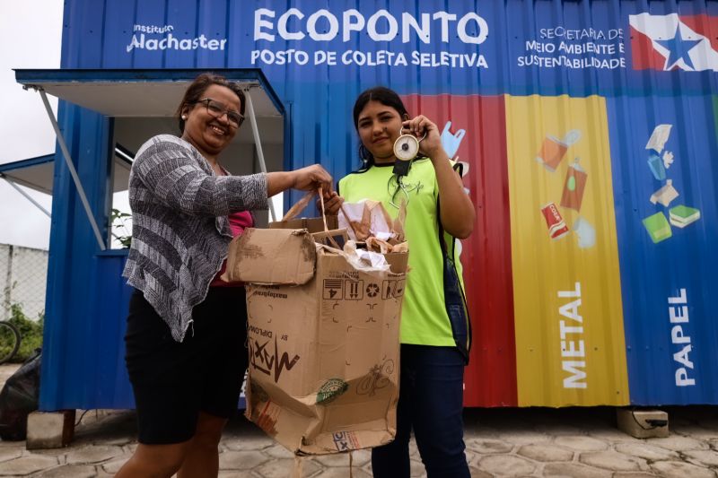 Ecopontos  recebem materiais plásticos, óleo de cozinha, entre outros resíduos.