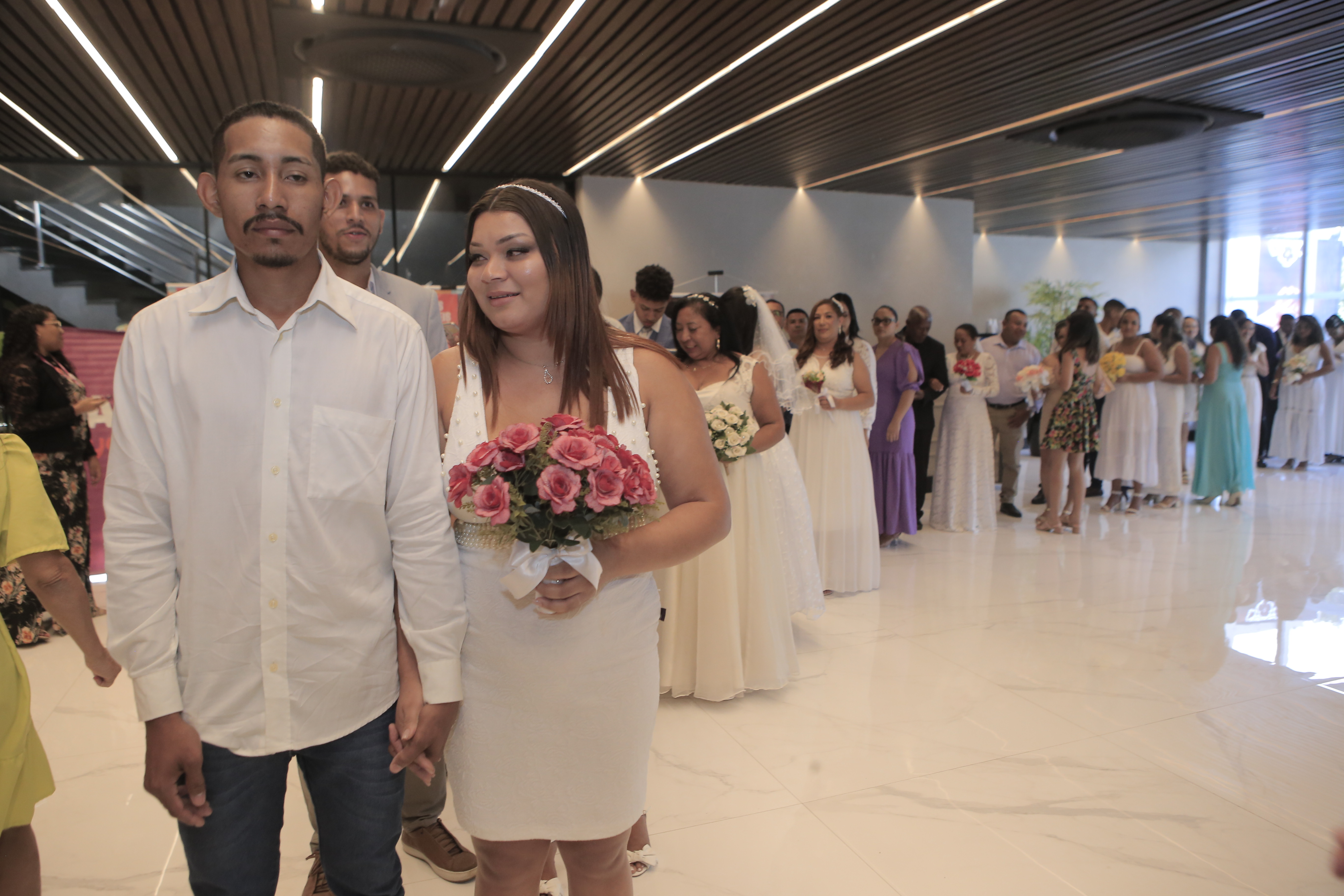 Crédito: Balthazar Costa (AID/ALEPA Em 2024, a Alepa realizou o casamento de 23 casais no auditório João Batista.