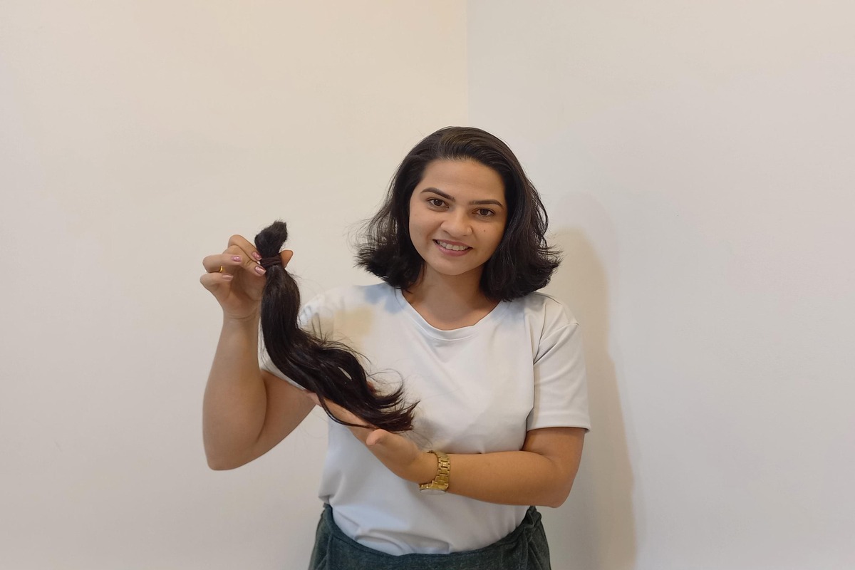 Silvani Silva, esteticista fala da necessidade de campanhas que incentivem a doação e locais de entrega dos cabelos- Foto: Thais Peniche-Ascom Bordalo