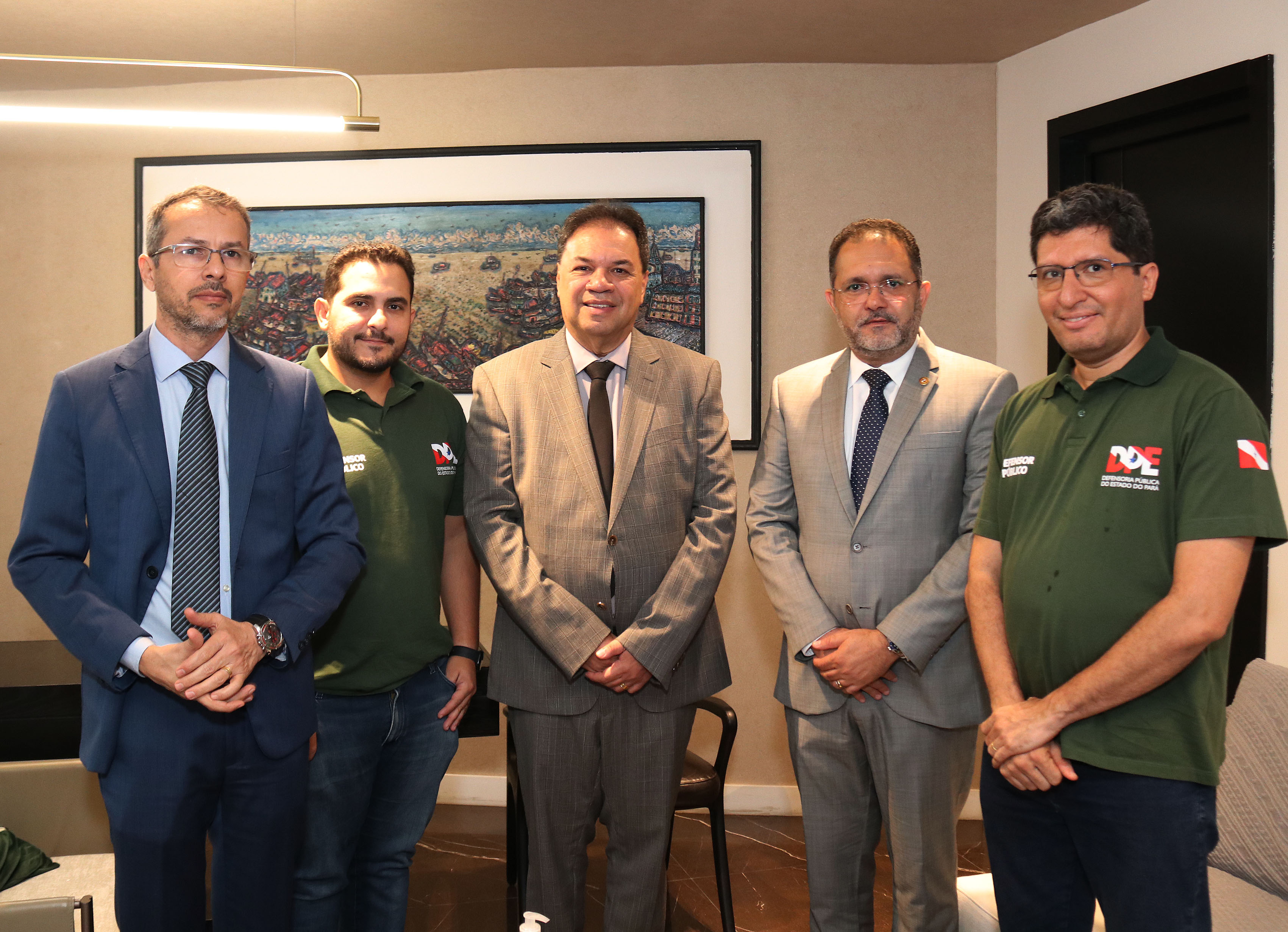 Luciano Dias, João Paulo Lêdo, deputados Chicão e Chamonzinho, e Erickson Rodrigues