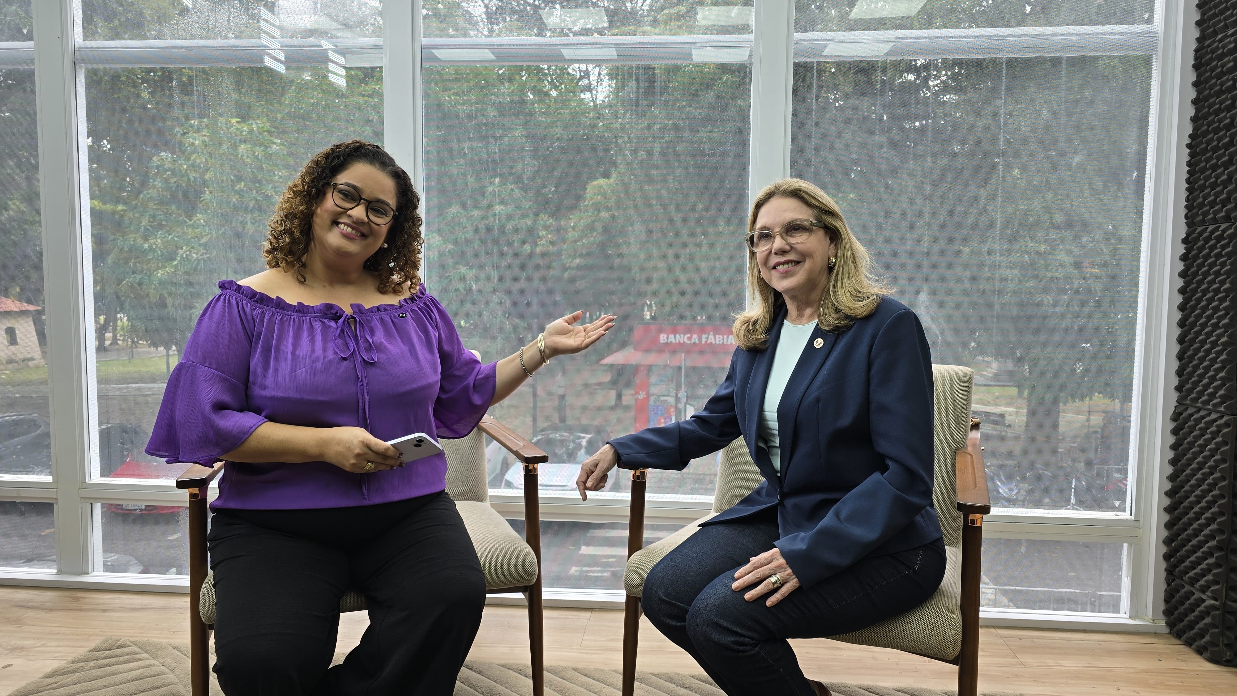 A presidente da ACP, Elizabete Grunvald é o destaque do  Programa Alepa na COP30, que foi entrevistada pela jornalista Haynna Hálex, presidente da Fundação Rádio e TV Alepa.