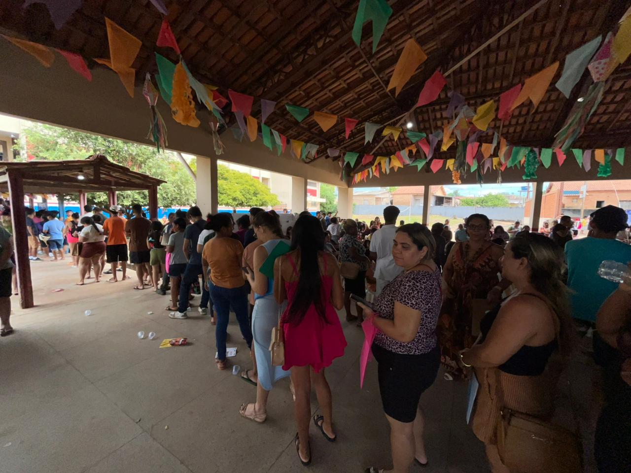 A Comunidade Boa Esperança, em Santarém, Pará, foi uma das áreas beneficiadas com a ação de cidadania e saúde do CAC da Alepa.