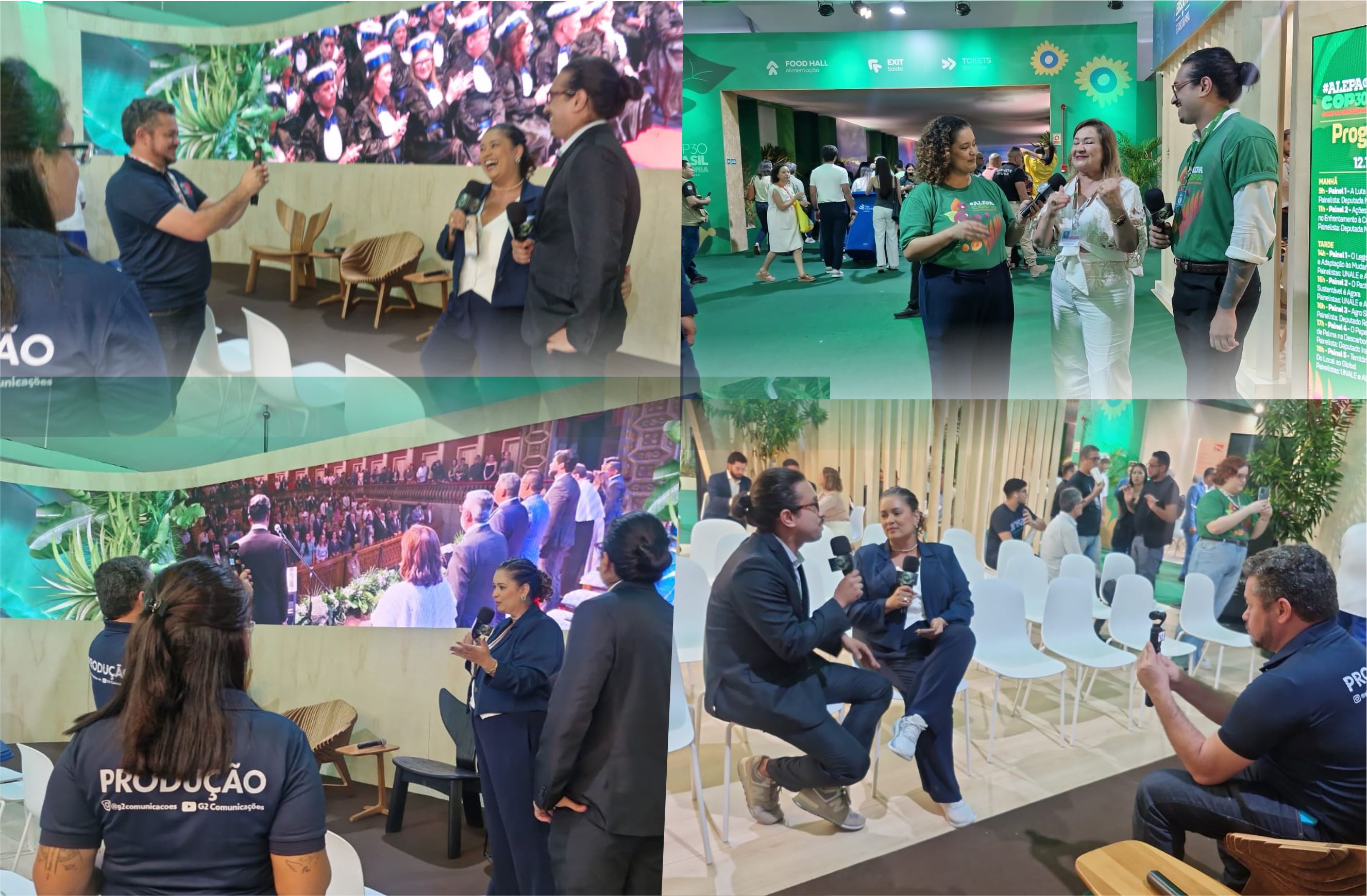 Toda a programação realizada no estande da Alepa foi registrada pela equipe de jornalismo